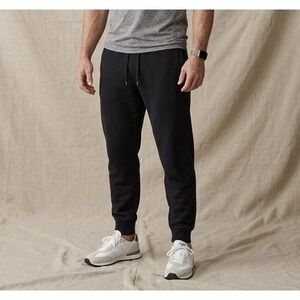 Abercrombie & Fitch Soft A & F Fleece Jogger Pants Men's Sz Large Logo Athletic